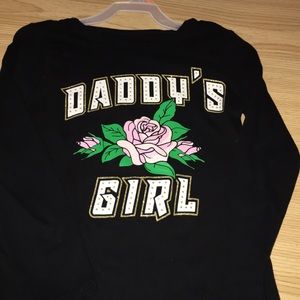 Black long sleeve shirt! With “Daddy’s Girl”